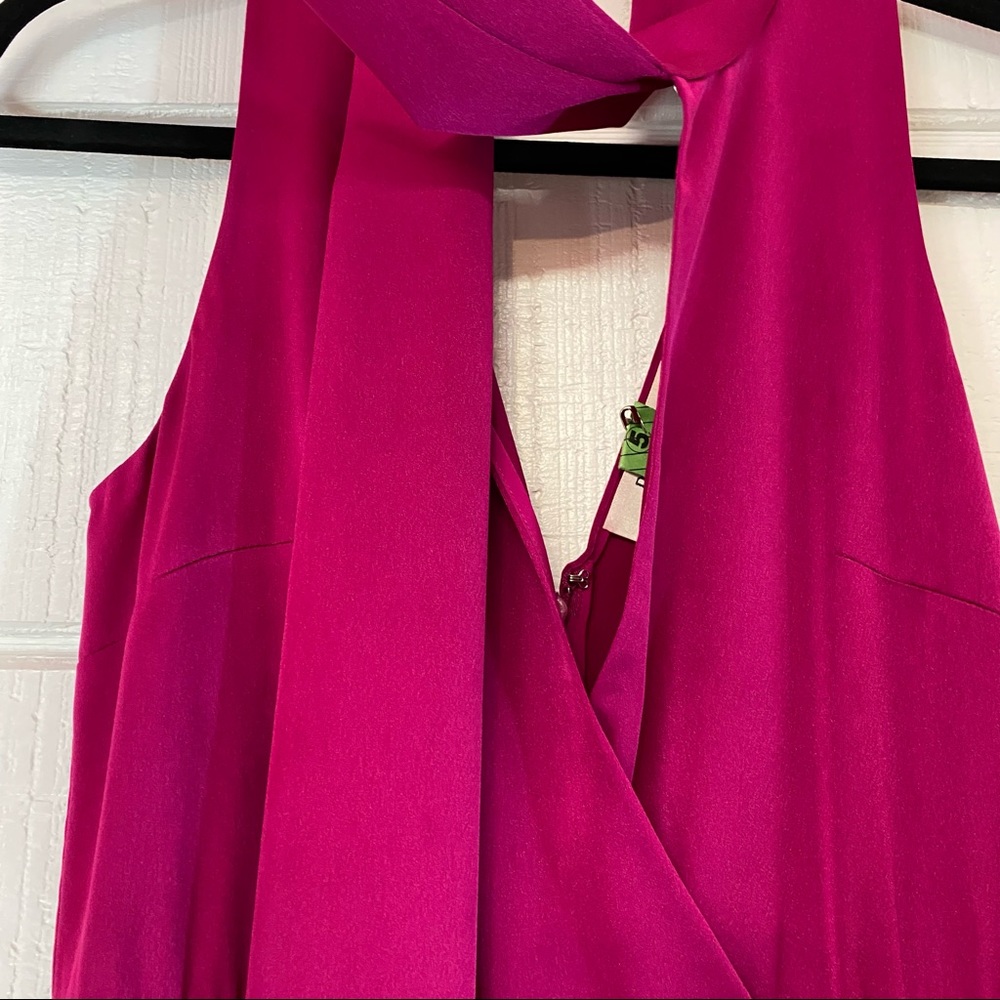 DVF Virginie amaranth DVF jumpsuit - Picture 5 of 9